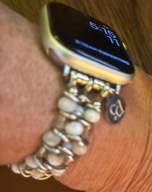 Customer photo review of Moon Mirage Braided Stretch Apple Watch Strap