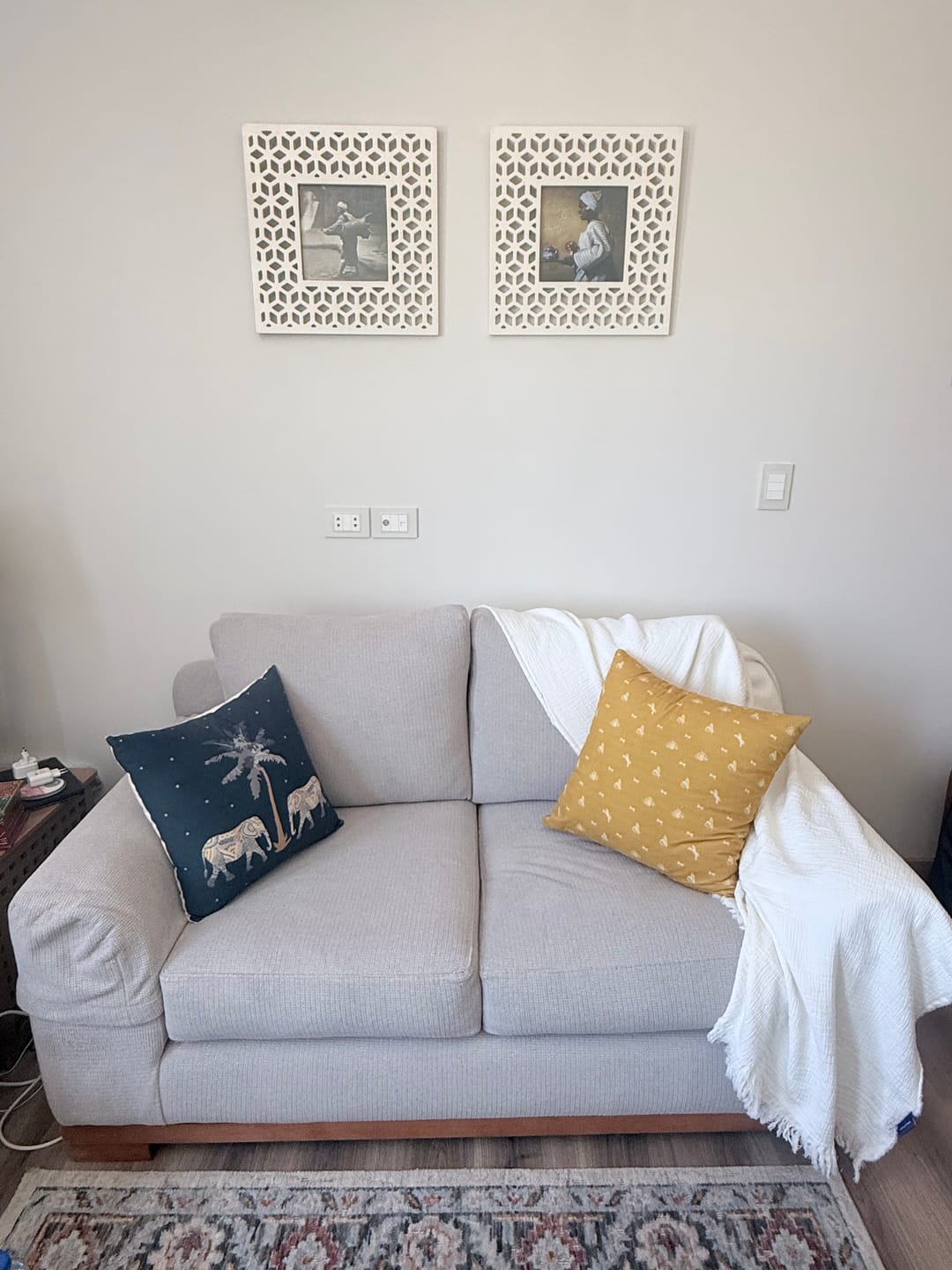 Customer photo review of Woven Throw