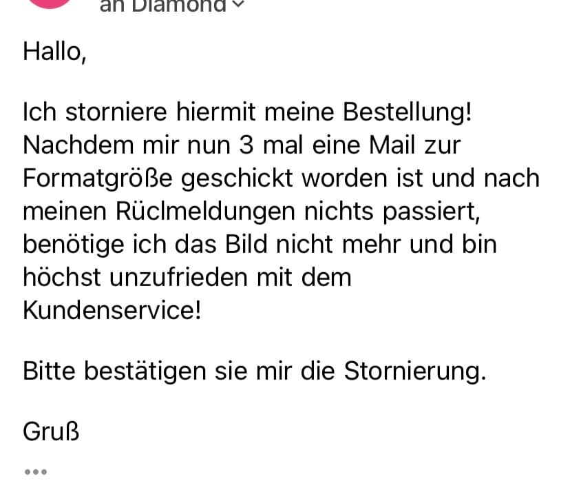 Customer photo review of Eigenes Foto Diamond Painting | Weihnachten