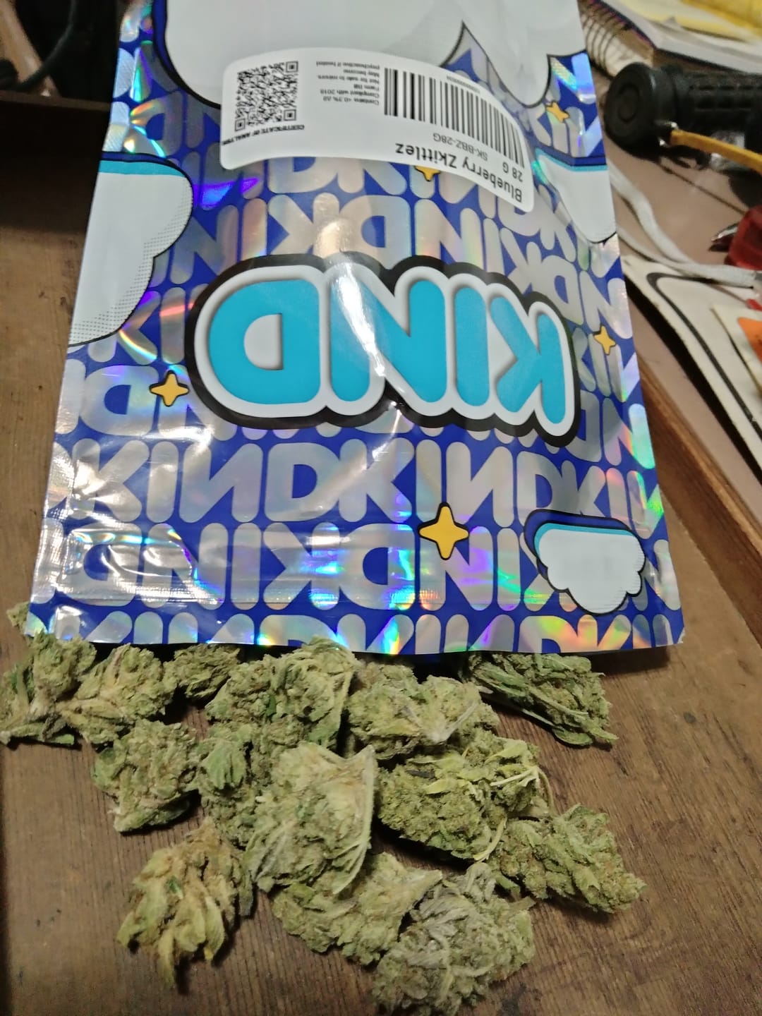 Customer photo review of Blueberry Zkittlez - 28 Grams - Indica