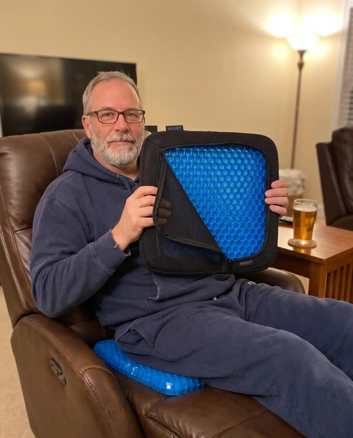 Customer photo review of Easen SitRelief™ —Built for the 14-Hour Shift
