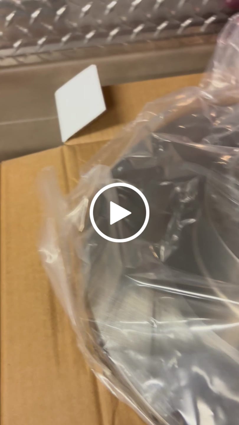 Customer video review of Front Disc Brake Rotor & Ceramic Pad Kit For 2020-2023 Tesla Y With Gray Painted Calipers K8T-105927