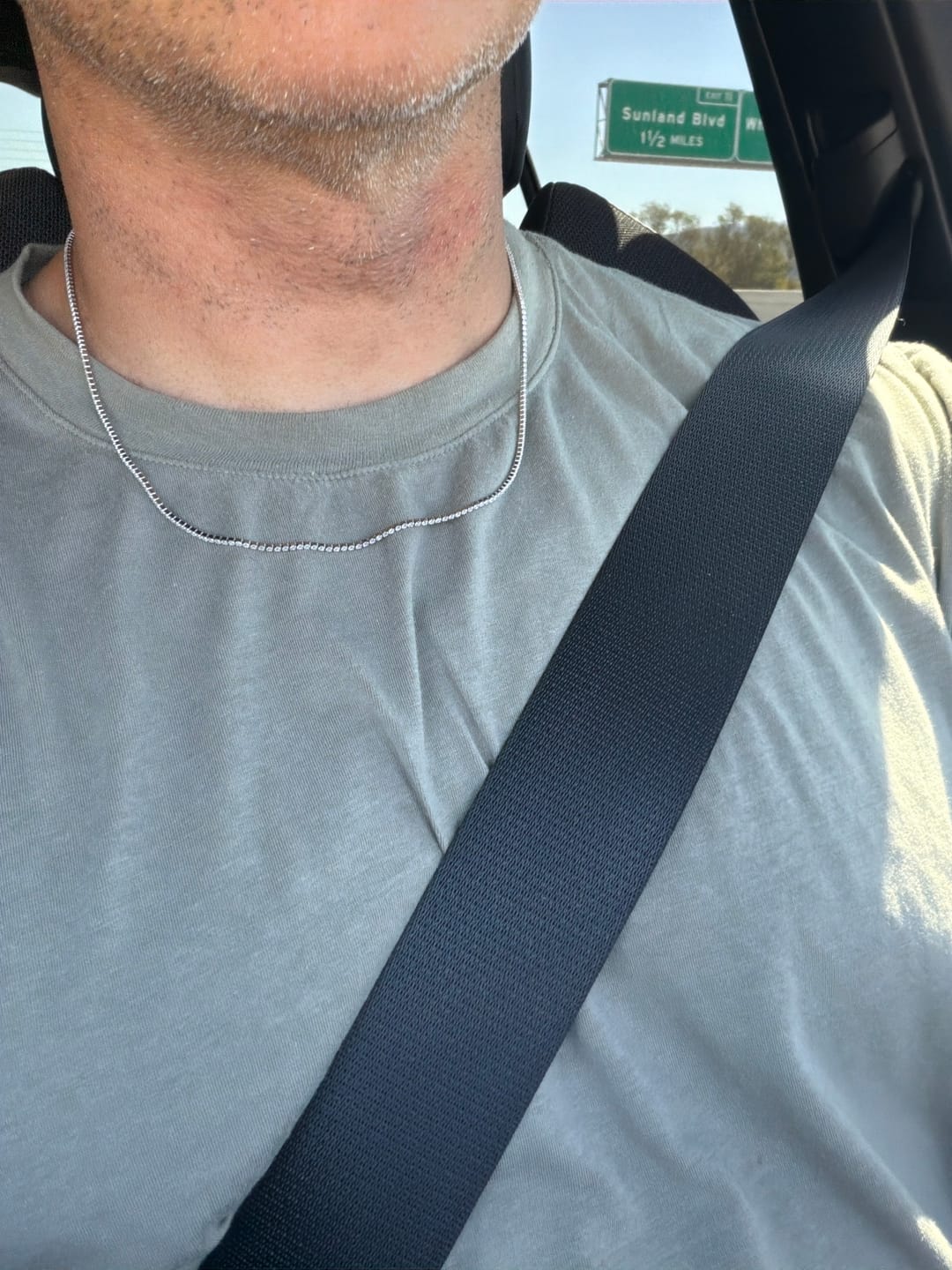 Customer photo review of Moissanite Micro Tennis Chain - Silver - D Color - VVS1