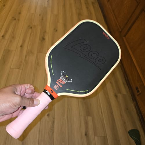 Customer photo review of Groovy Coral Edge Tape (3 pack) - Pickleball Paddle Edge Tape