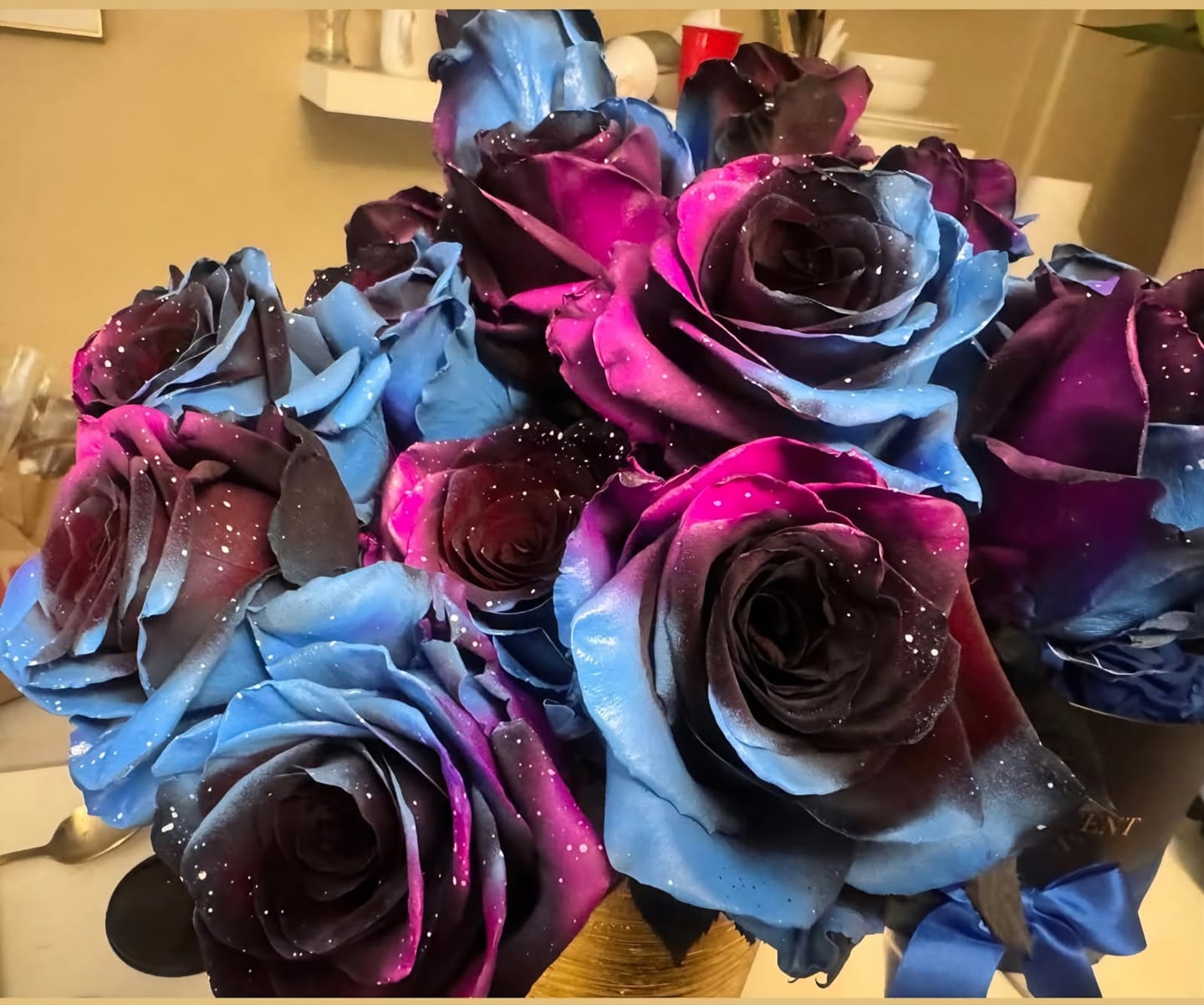 Customer photo review of Starry Galaxy Roses