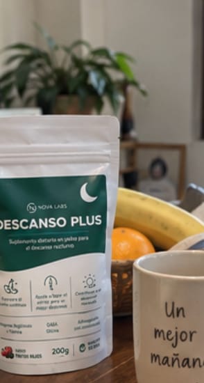 Customer photo review of DESCANSO PLUS — Suplemento natural para dormir toda la noche sin interrupciones.