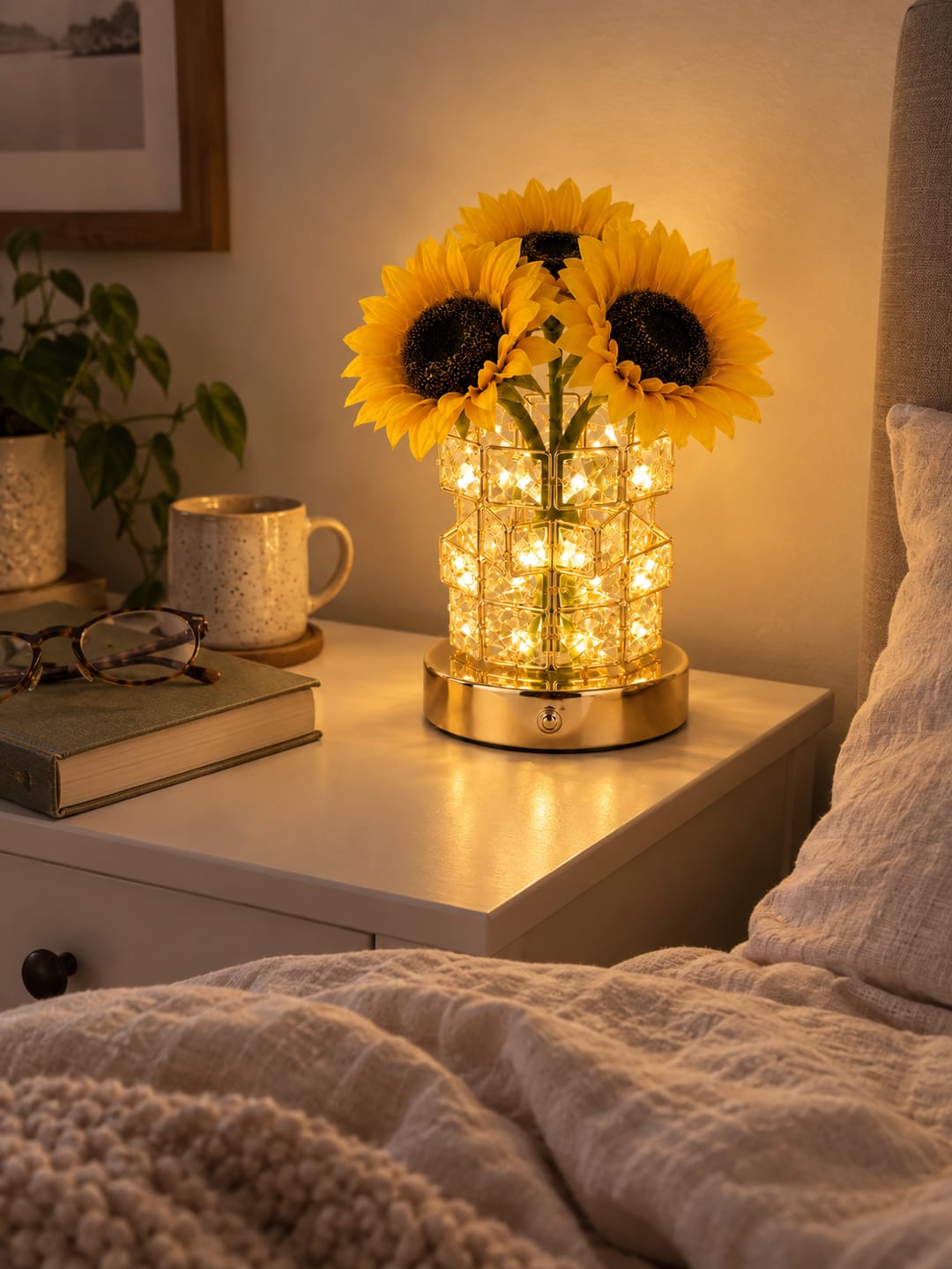 Customer photo review of Sunflower Bloom Lamp