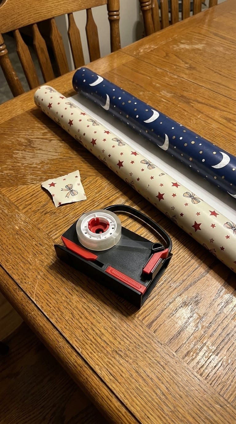 Customer photo review of Quick Gift Wrap Cutter