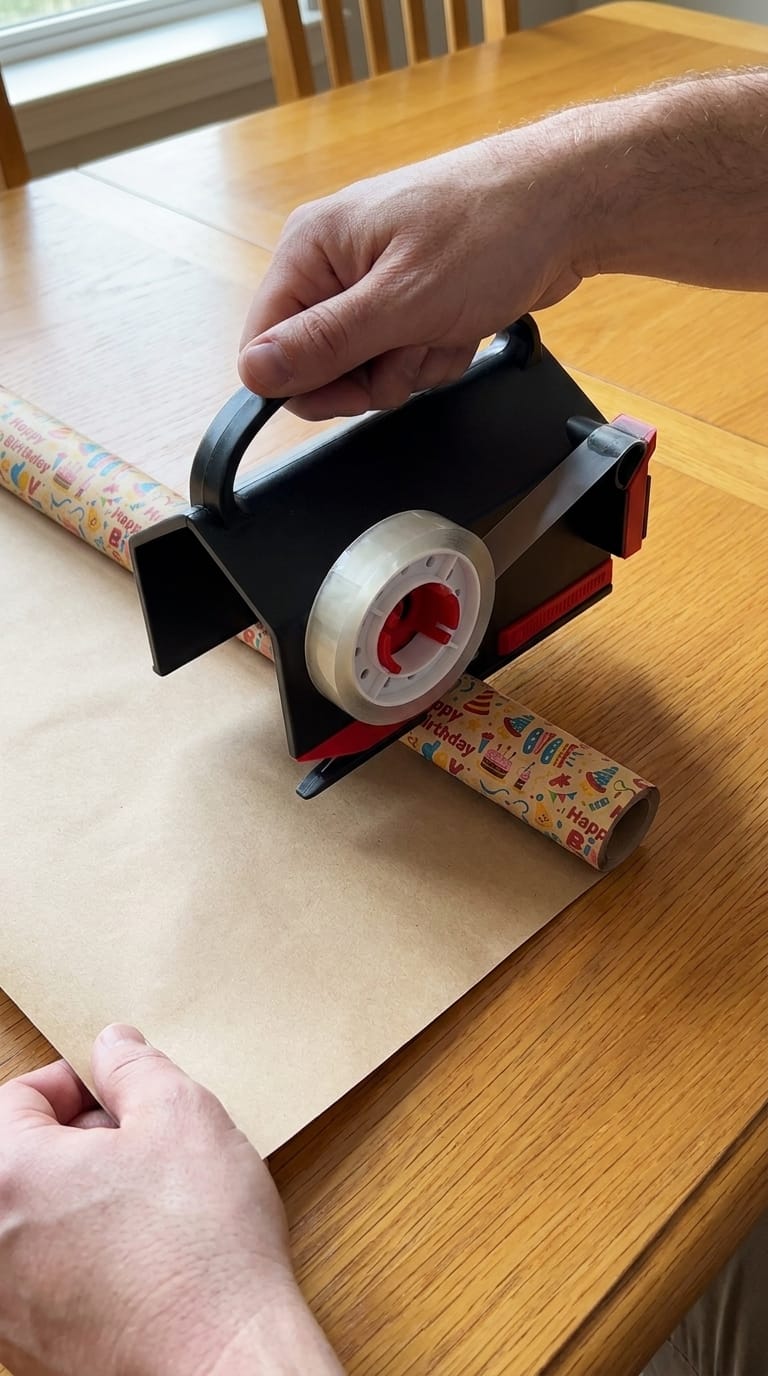 Customer photo review of Quick Gift Wrap Cutter