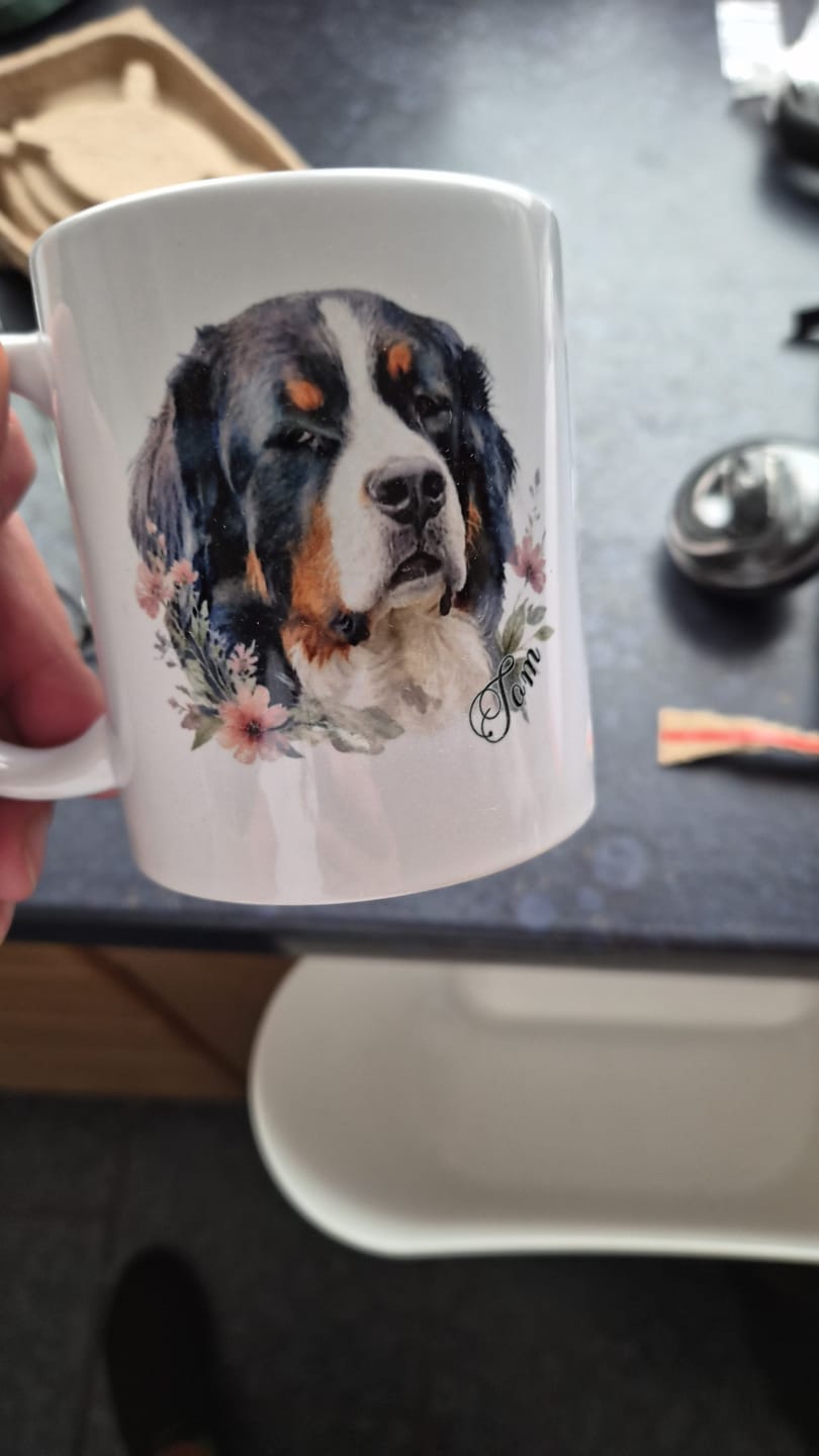 Customer photo review of Personalisierte Tasse - Aquarell