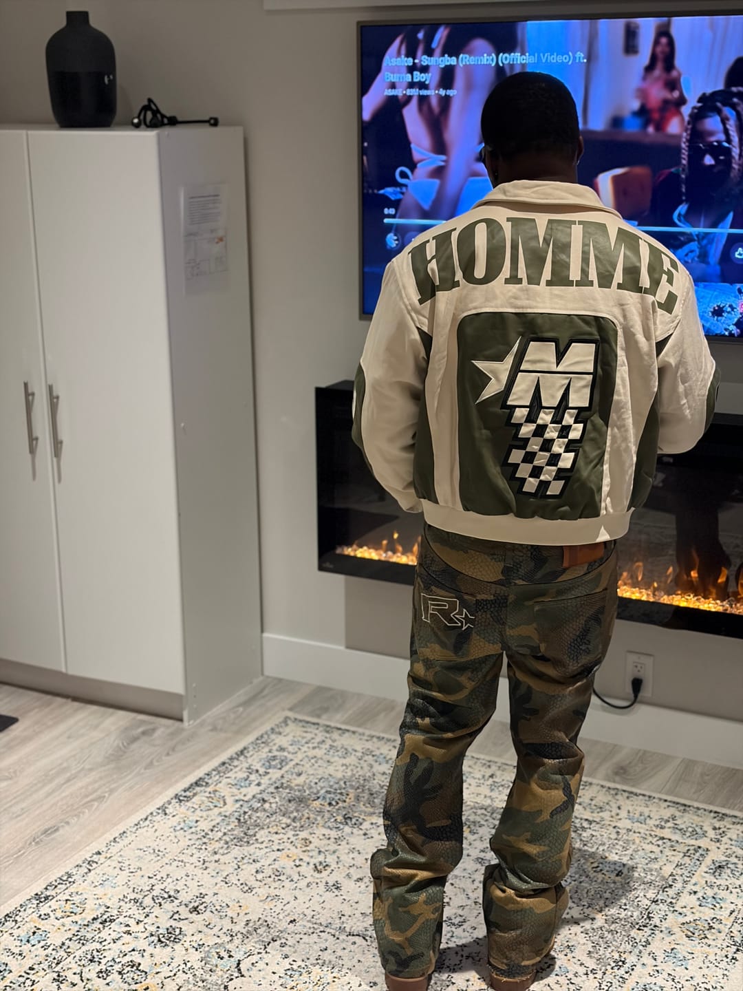 Customer photo review of Python Camo Denim