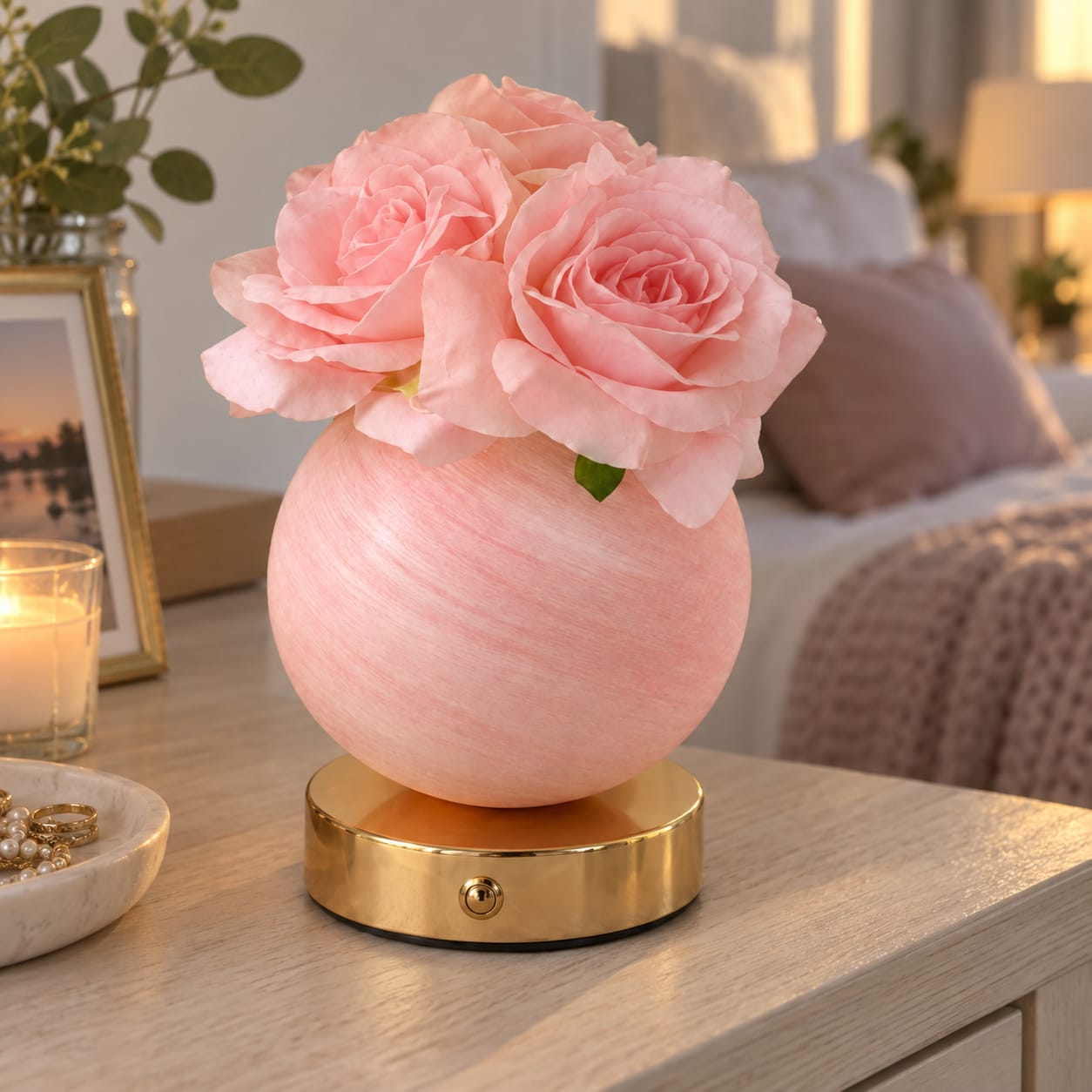 Customer photo review of Rose Bloom Lamp