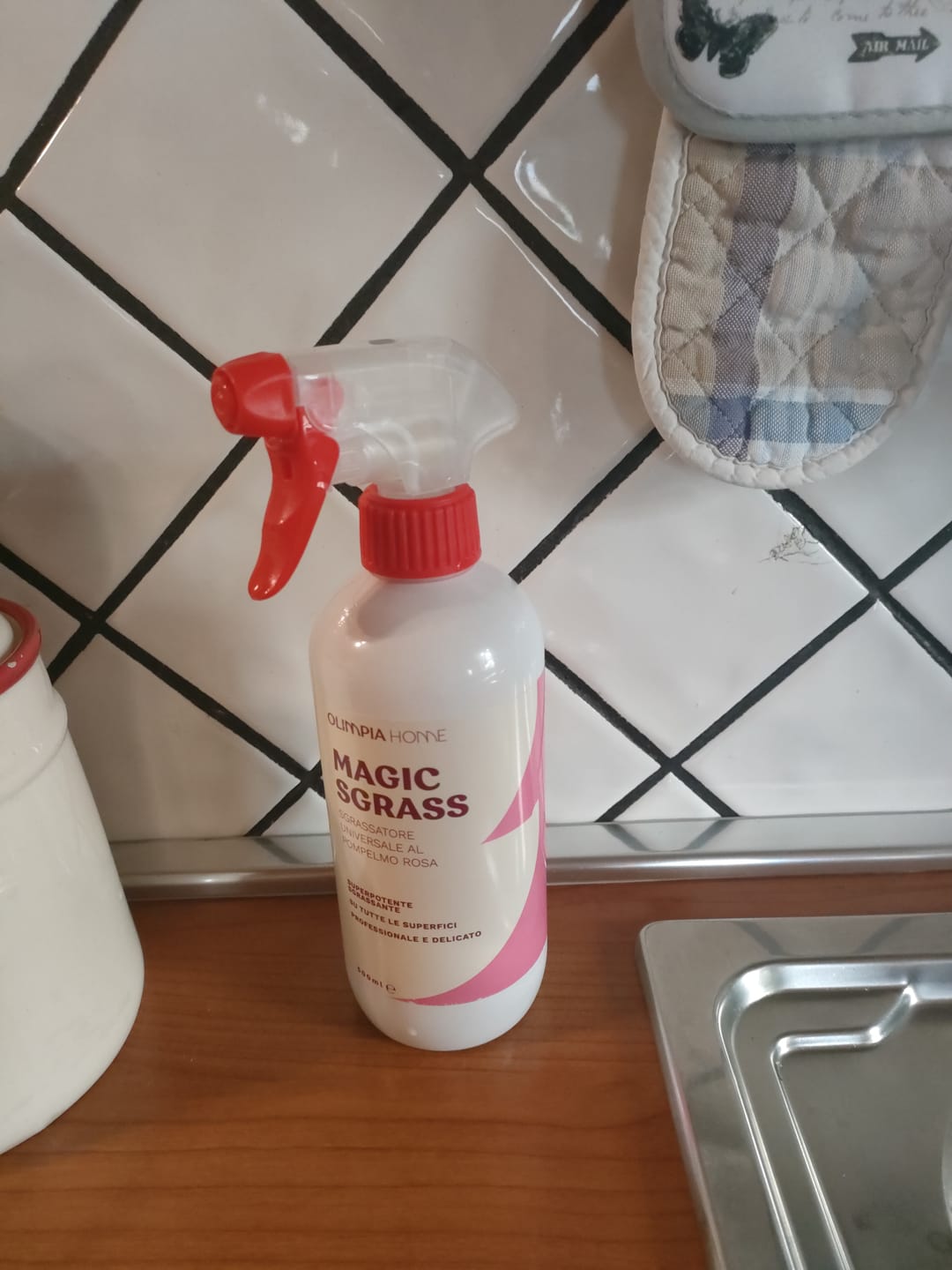 Customer photo review of Magic Sgrass Universale Ml.500 - Sgrassatore al Pompelmo Rosa