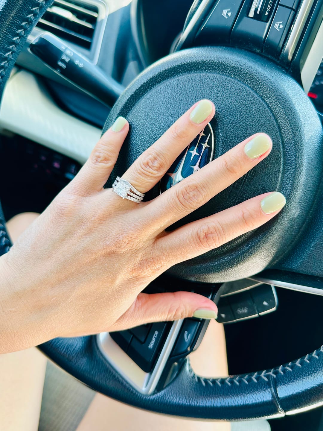 Customer photo review of S925 Moissanite 1.0Ct Heart Cut Promise Ring Everyday Wearable Ring For Exquisite Birthday Gift