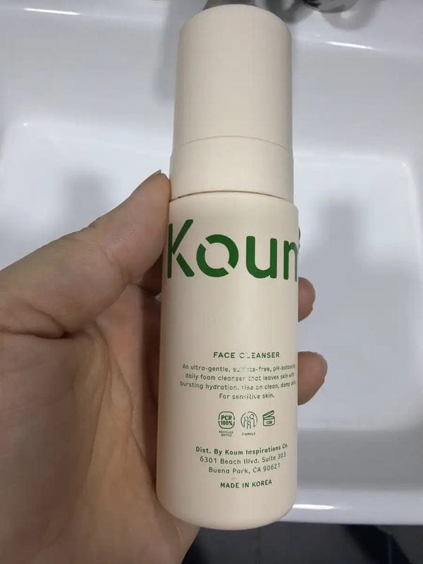 Customer photo review of HM+Barrier™ Face Cleanser