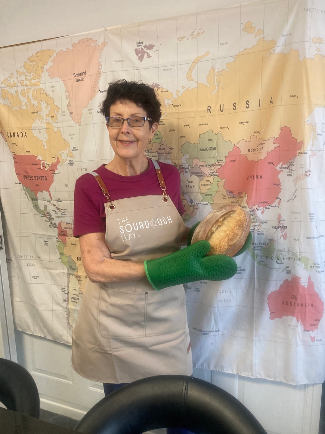 Customer photo review of Waterproof Canvas Apron