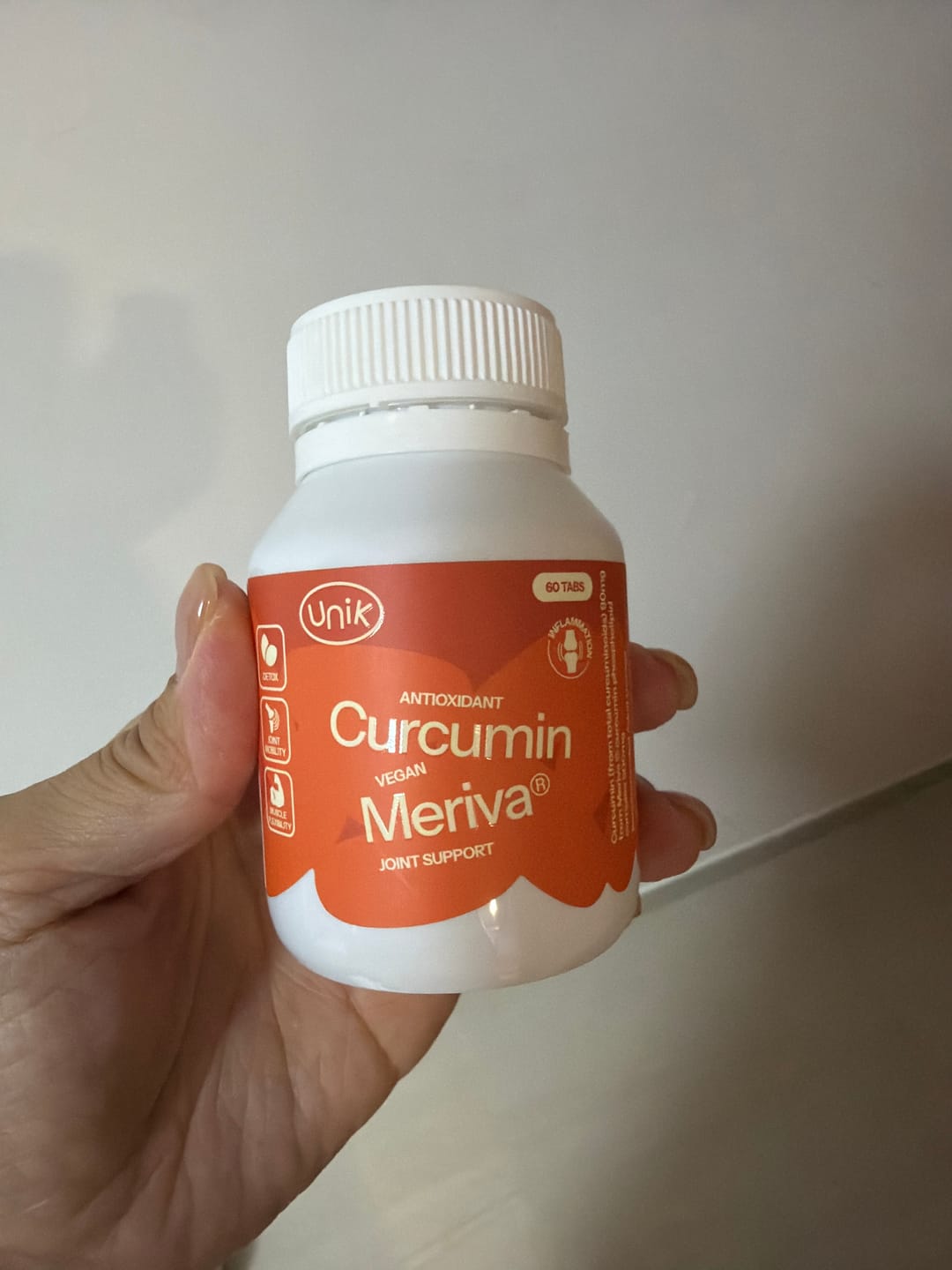 Customer photo review of Curcumin Meriva (BBD: Apr 2028)