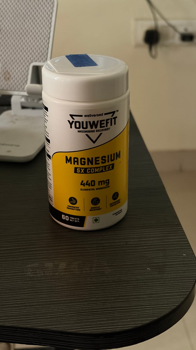 Customer photo review of YouWeFit Magnesium 5X Complex (60 Tabs, 30 Servings)