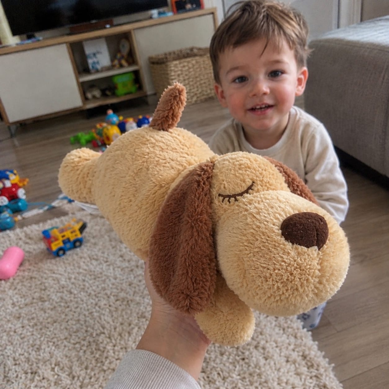 Customer photo review of Luniva - Baby Heartbeat Comfort Plush