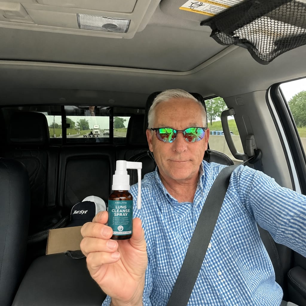 Customer photo review of Arelivia™ Lung Cleansing Spray