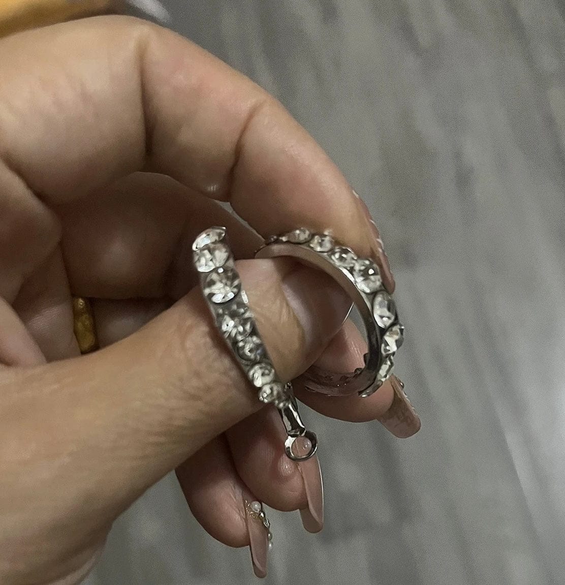 Customer photo review of Lely Earrings