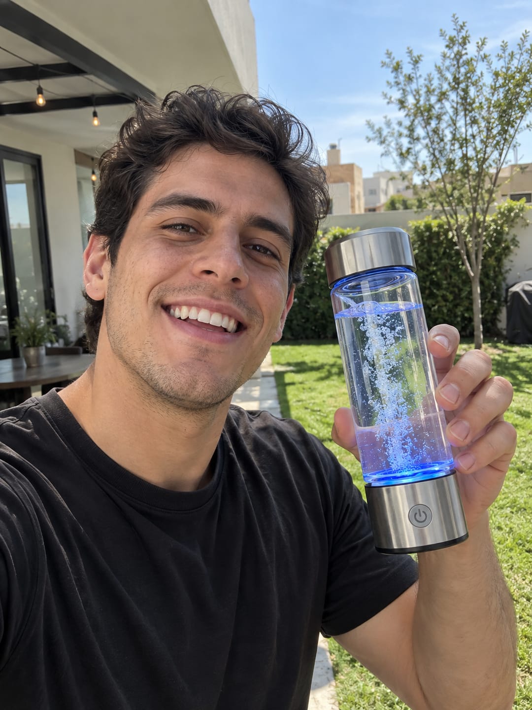 Customer photo review of Botella de Agua de Hidrógeno