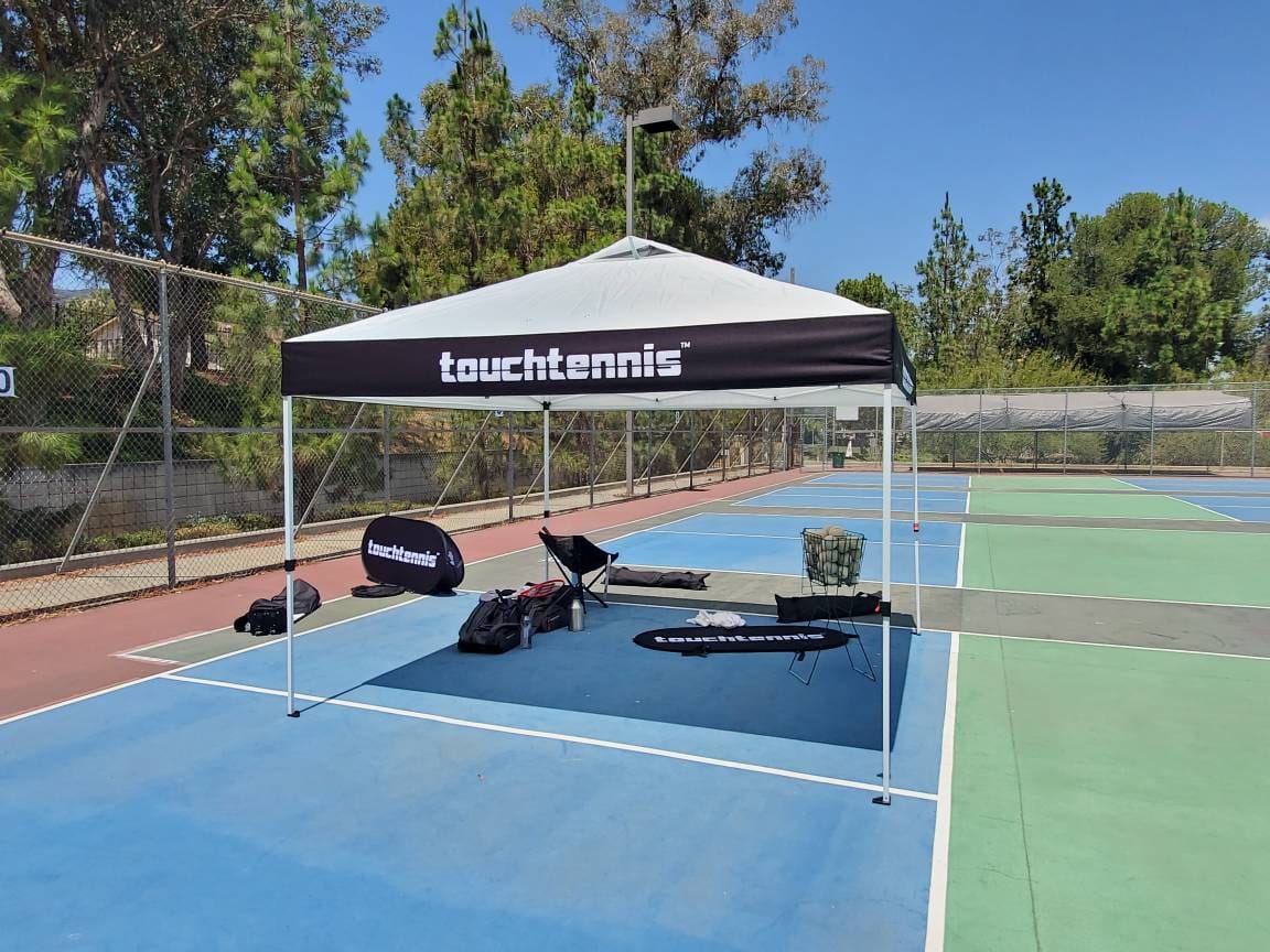 Customer photo review of Custom 10×10 Canopy Wrap Banner for Vendor Tents