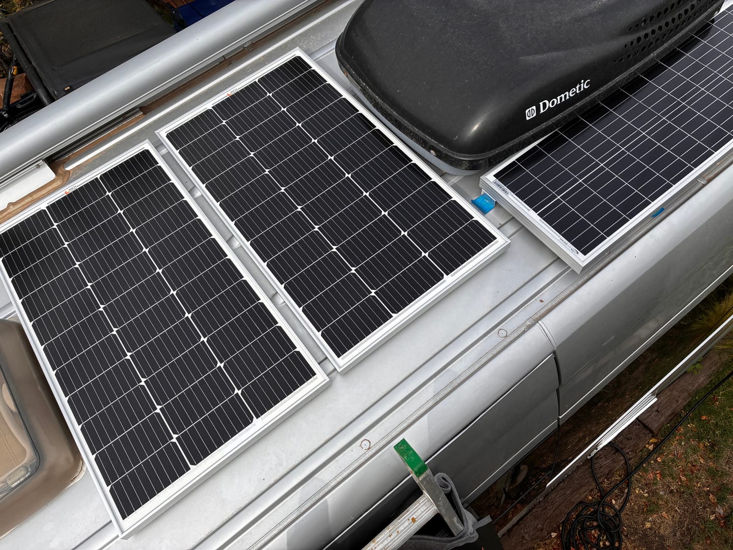 Customer photo review of 200 Watt Solar Kit for Solar Generators Portable Power Stations