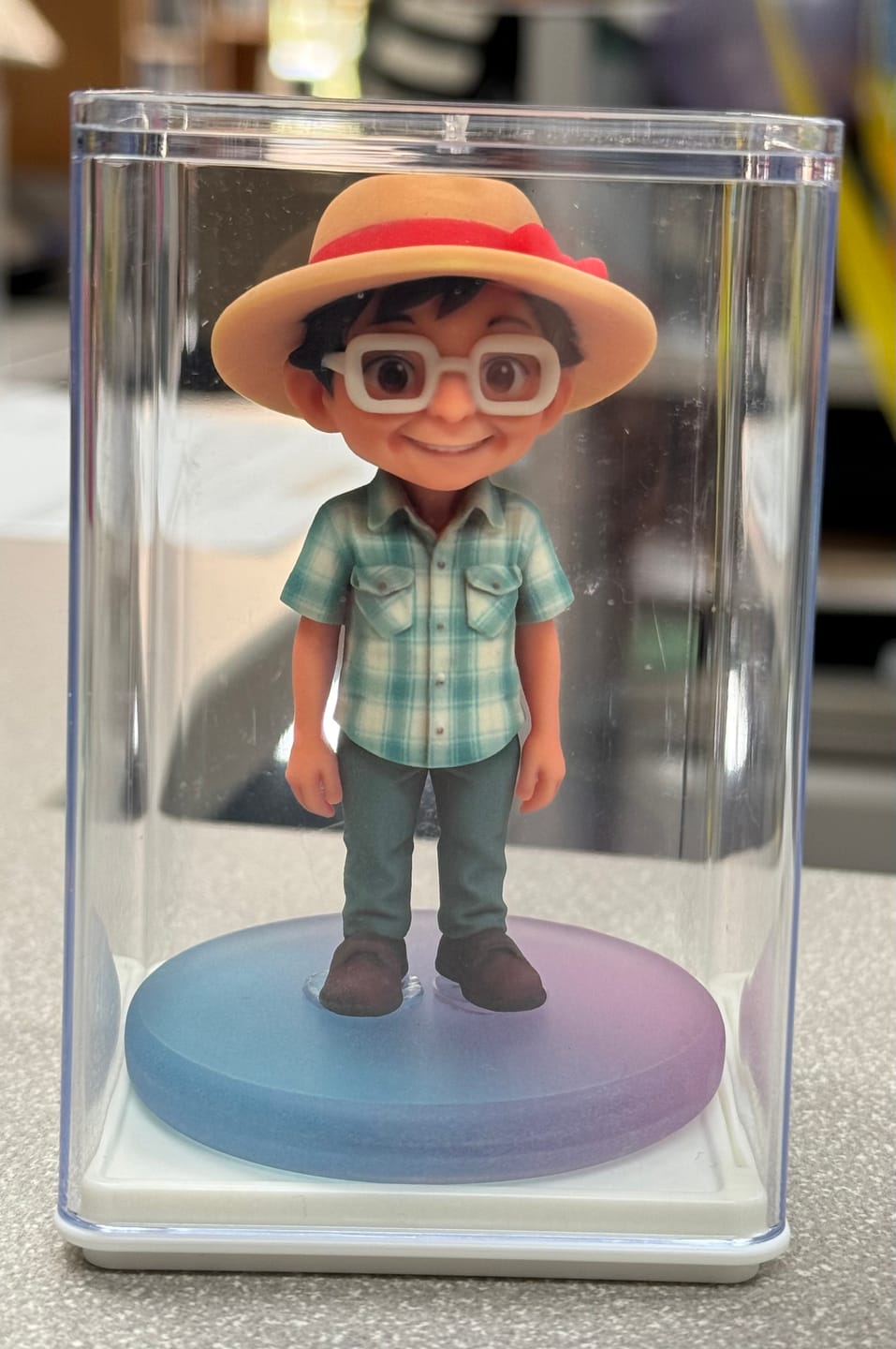Customer photo review of Custom 3D Action Figure: Personalized 3D Figurine from Photo