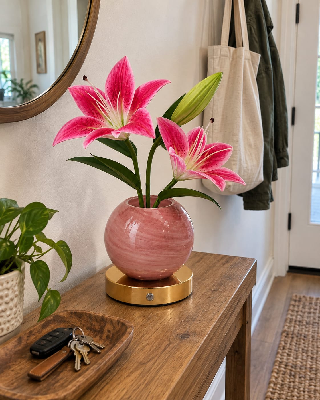 Customer photo review of Lily Bloom Lamp