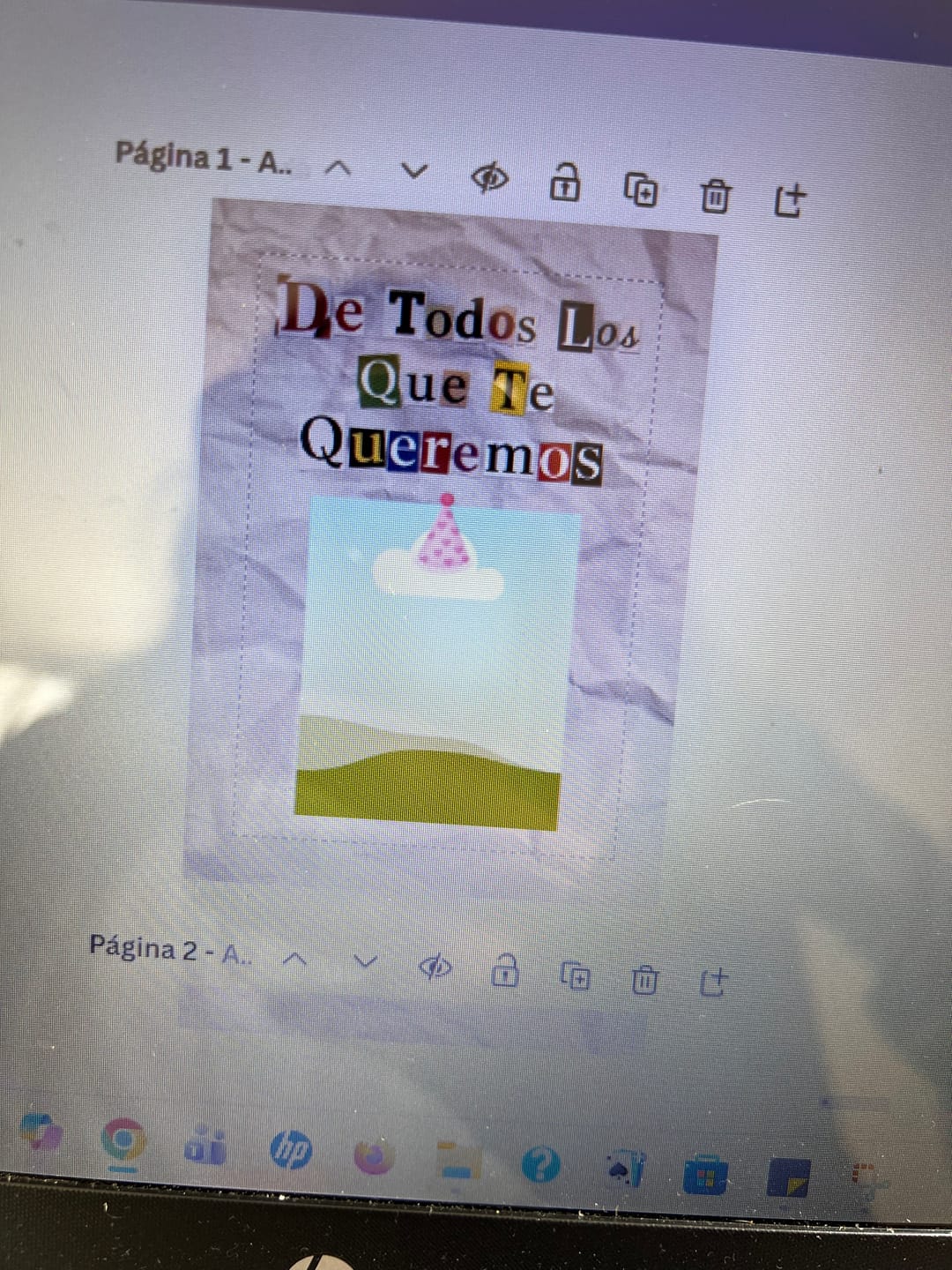 Customer photo review of Libro Digital Editable de Cartas y Recuerdos