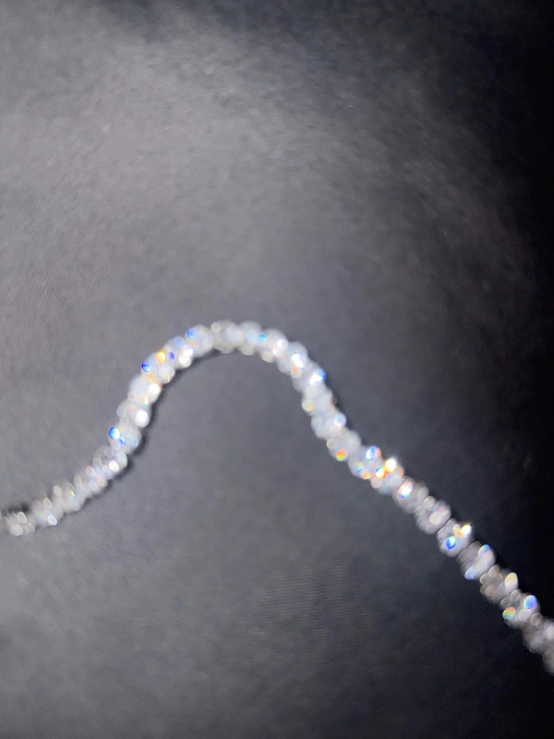 Customer photo review of Bracelet tennis (argent)