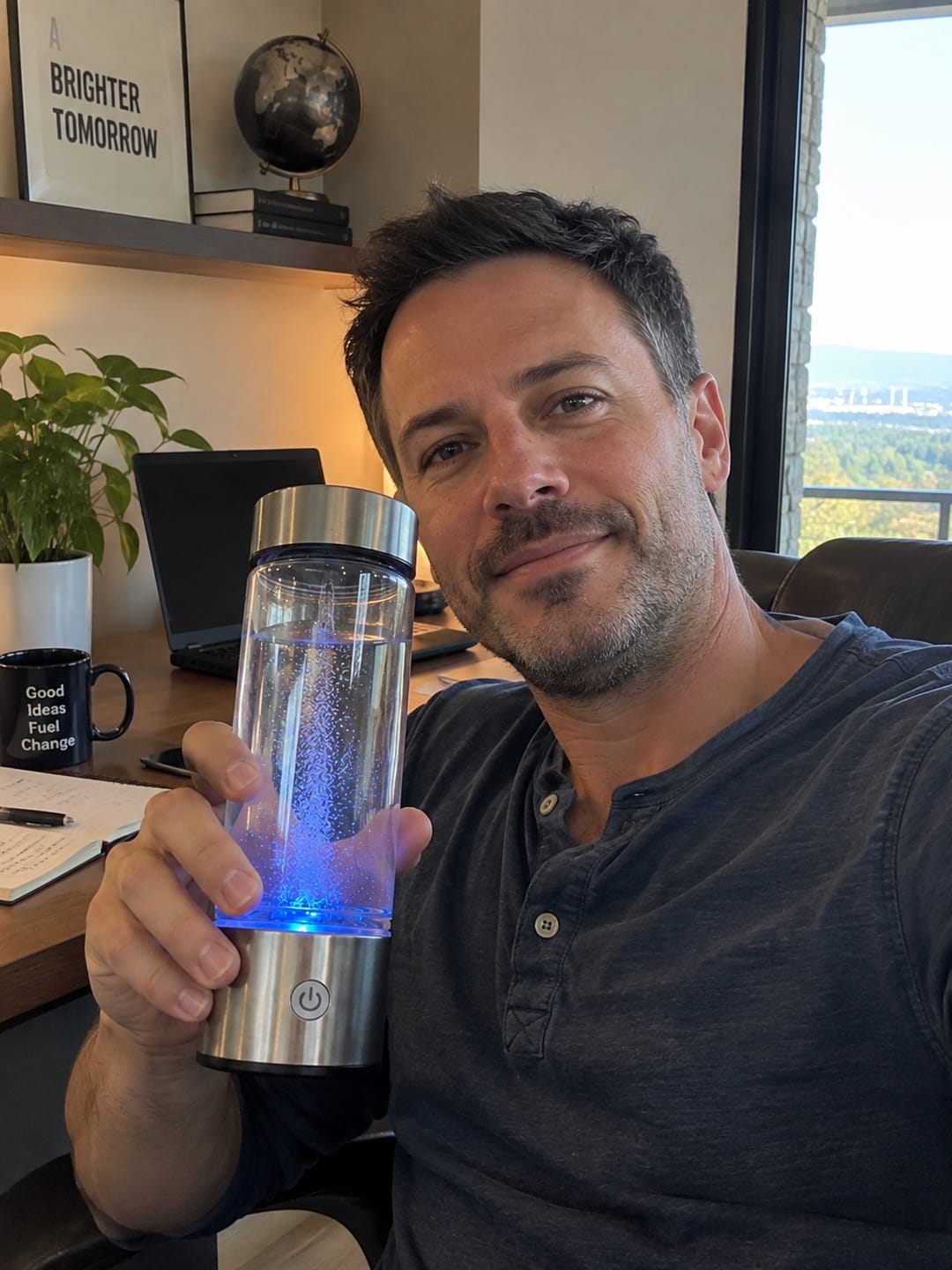 Customer photo review of Botella de Agua de Hidrógeno