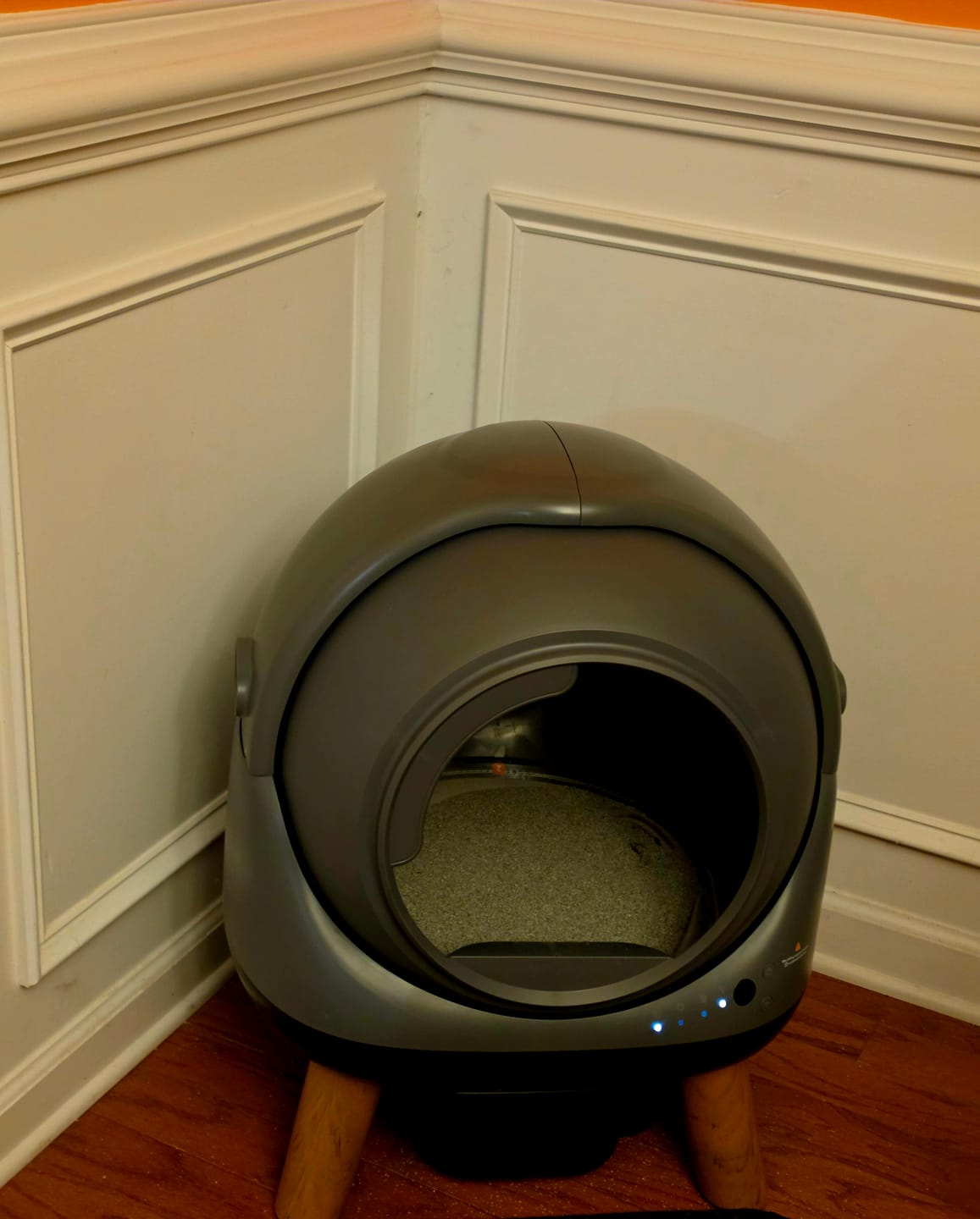 Customer photo review of [Elspet Day Sale] Orbitie Automatic Self-Cleaning Litter Box – Safe Sensors, App