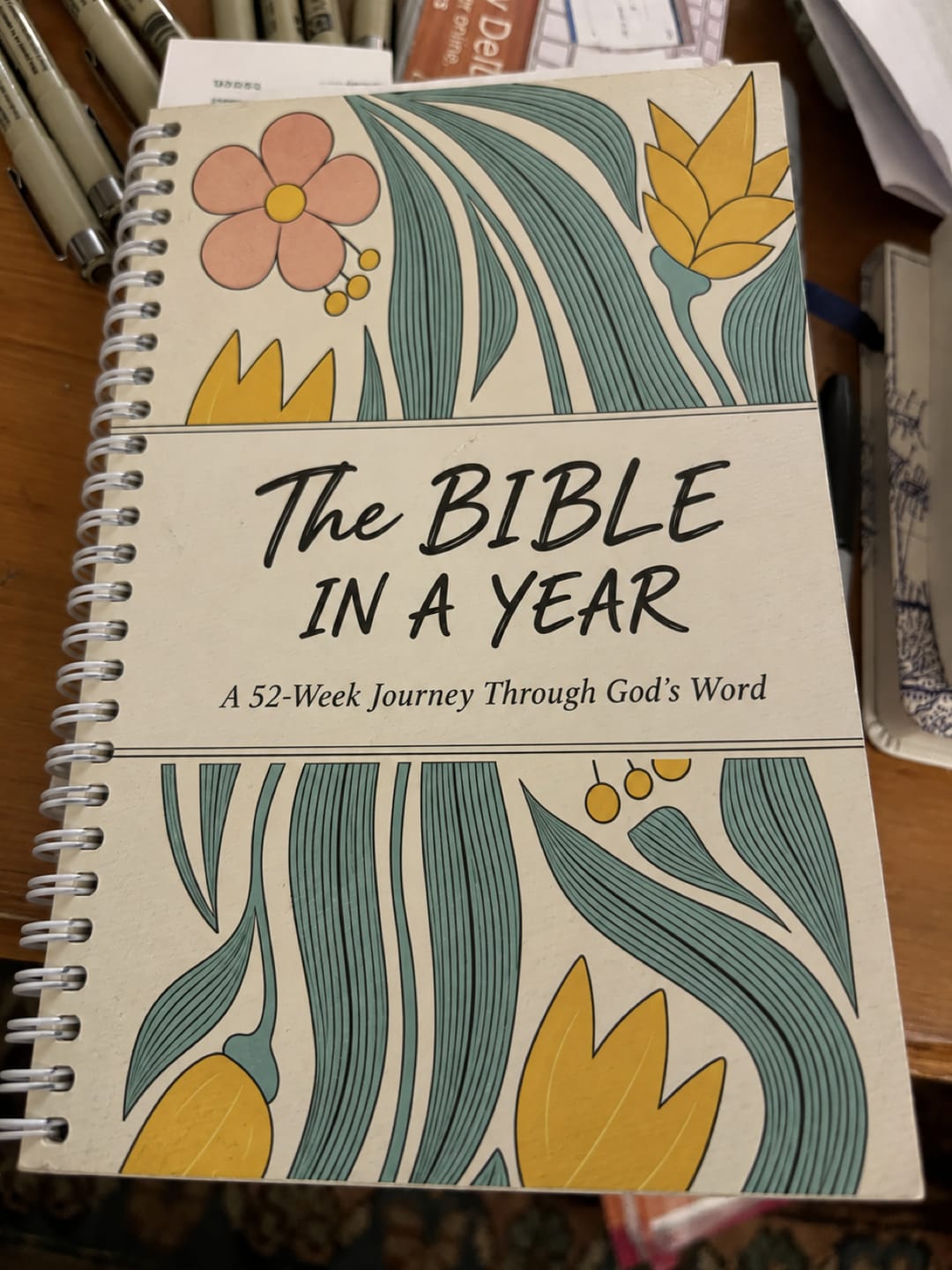 Customer photo review of The Daily Walk with Him: Bible in a Year
