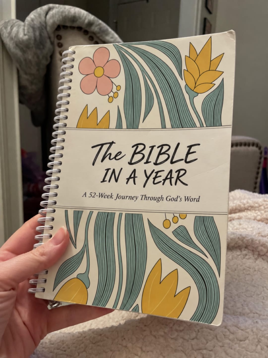 Customer photo review of The Daily Walk with Him: Bible in a Year