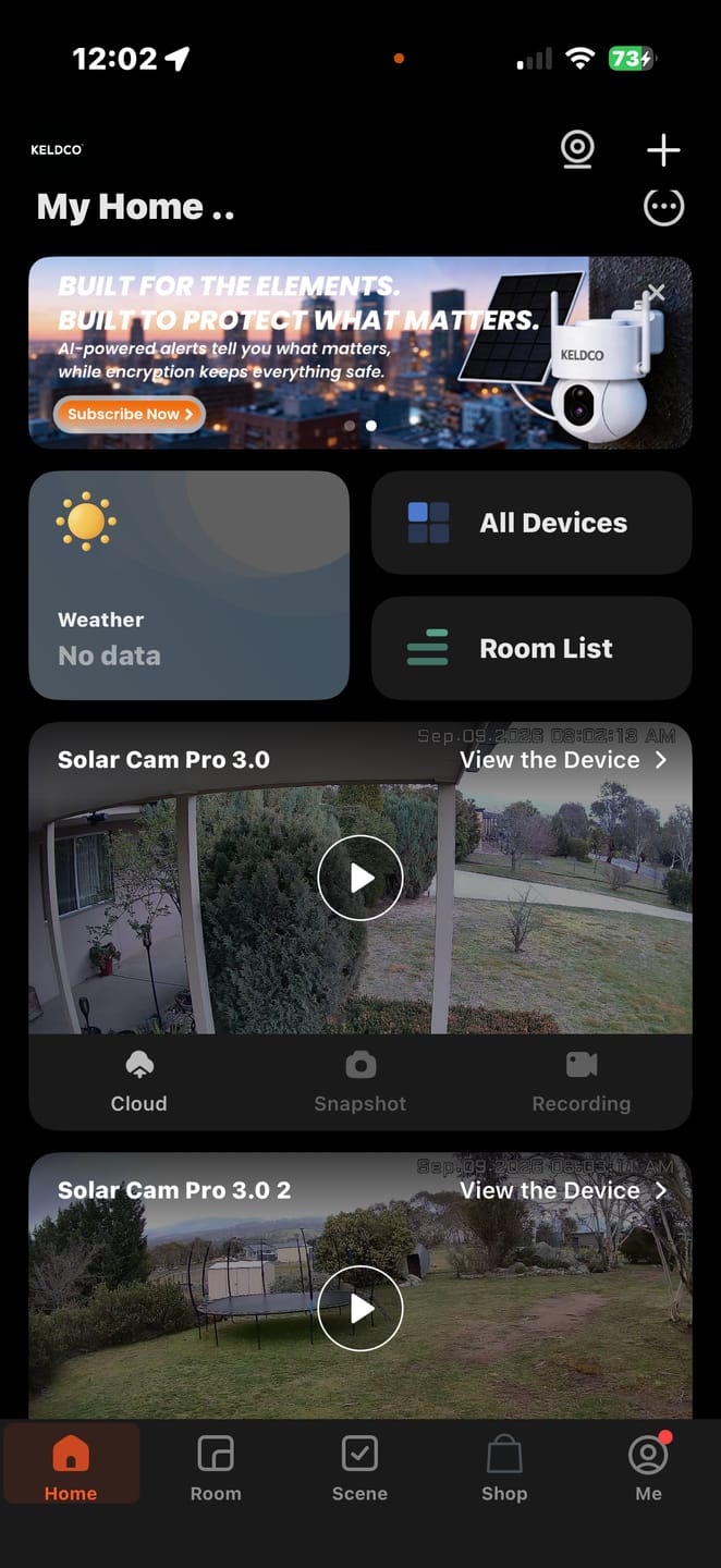 Customer photo review of KeldCo 128GB Security Camera 3.0  6 Pack