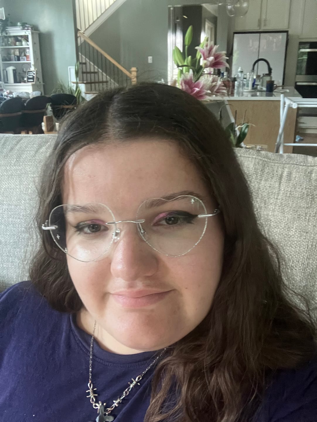 Customer photo review of Amora Eyeglasses