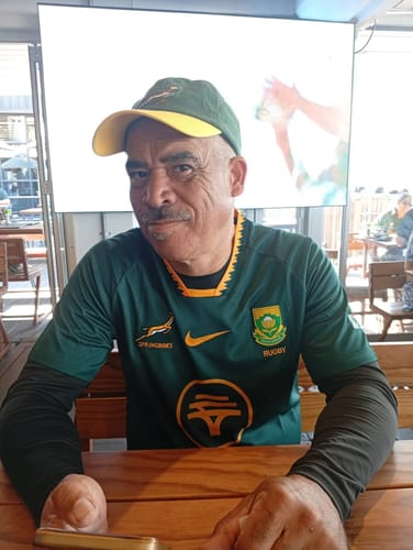 Customer photo review of Springboks Two Colour Dad Cap-OS Green