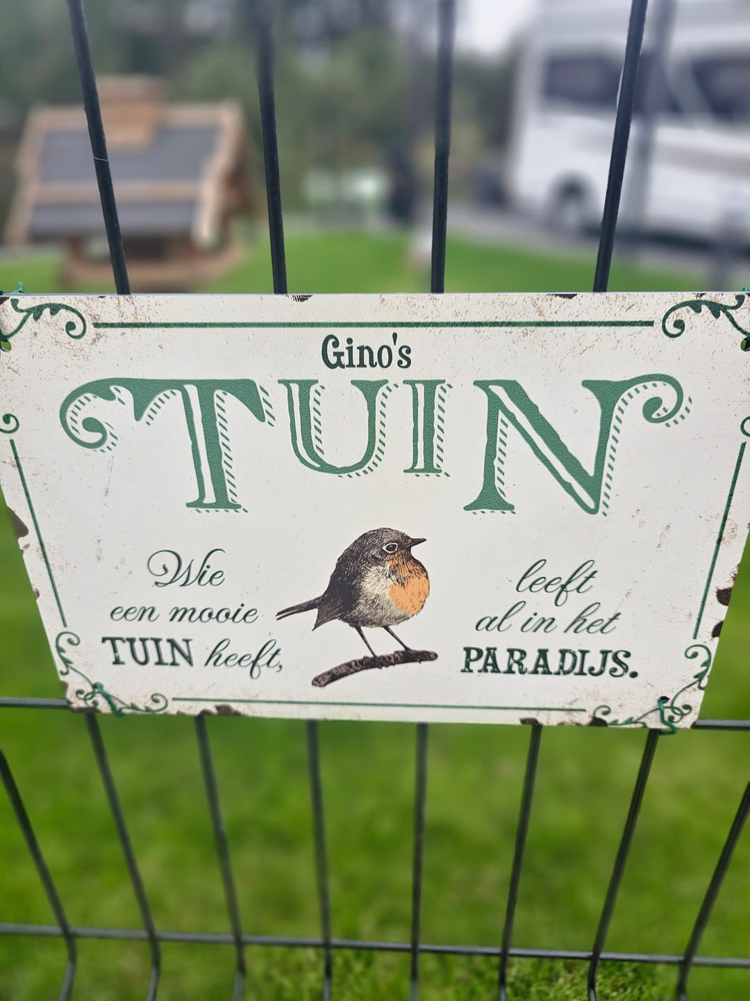 Customer photo review of Tuingeluk - Outdoor-Deurbord