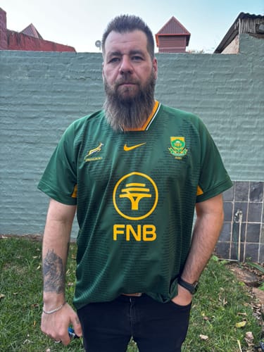 Customer photo review of Springboks Nike Men's 2026 RGR Stadium Jersey