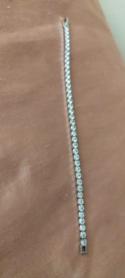 Customer photo review of Bracelet tennis (argent)
