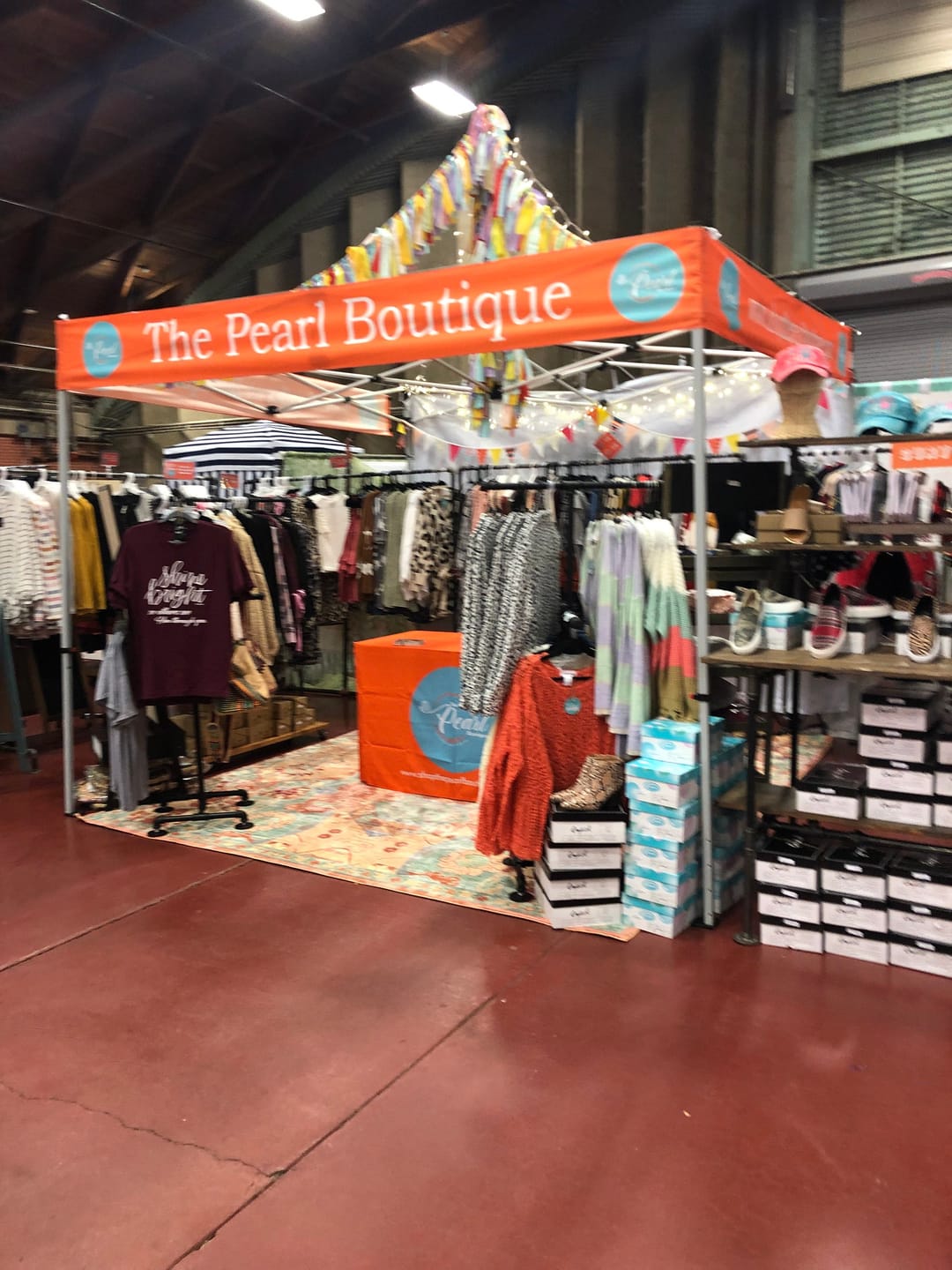 Customer photo review of Custom 10×10 Canopy Wrap Banner for Vendor Tents