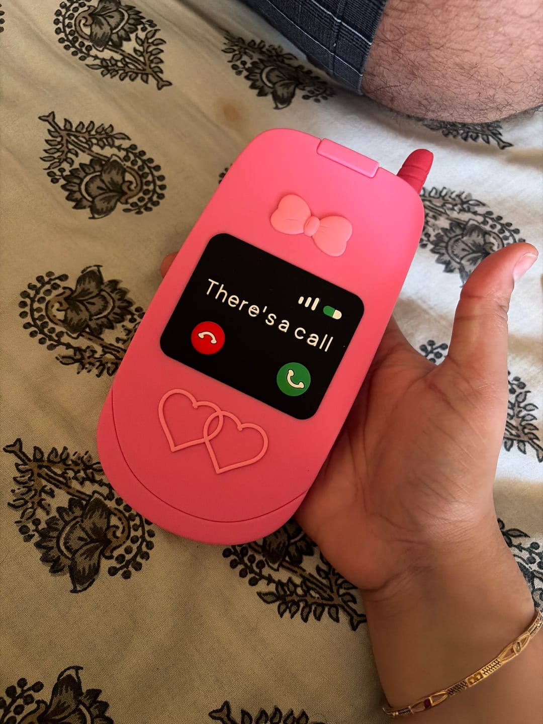 Customer photo review of 90s Style Flip Phone Style Silicon Case For iPhone