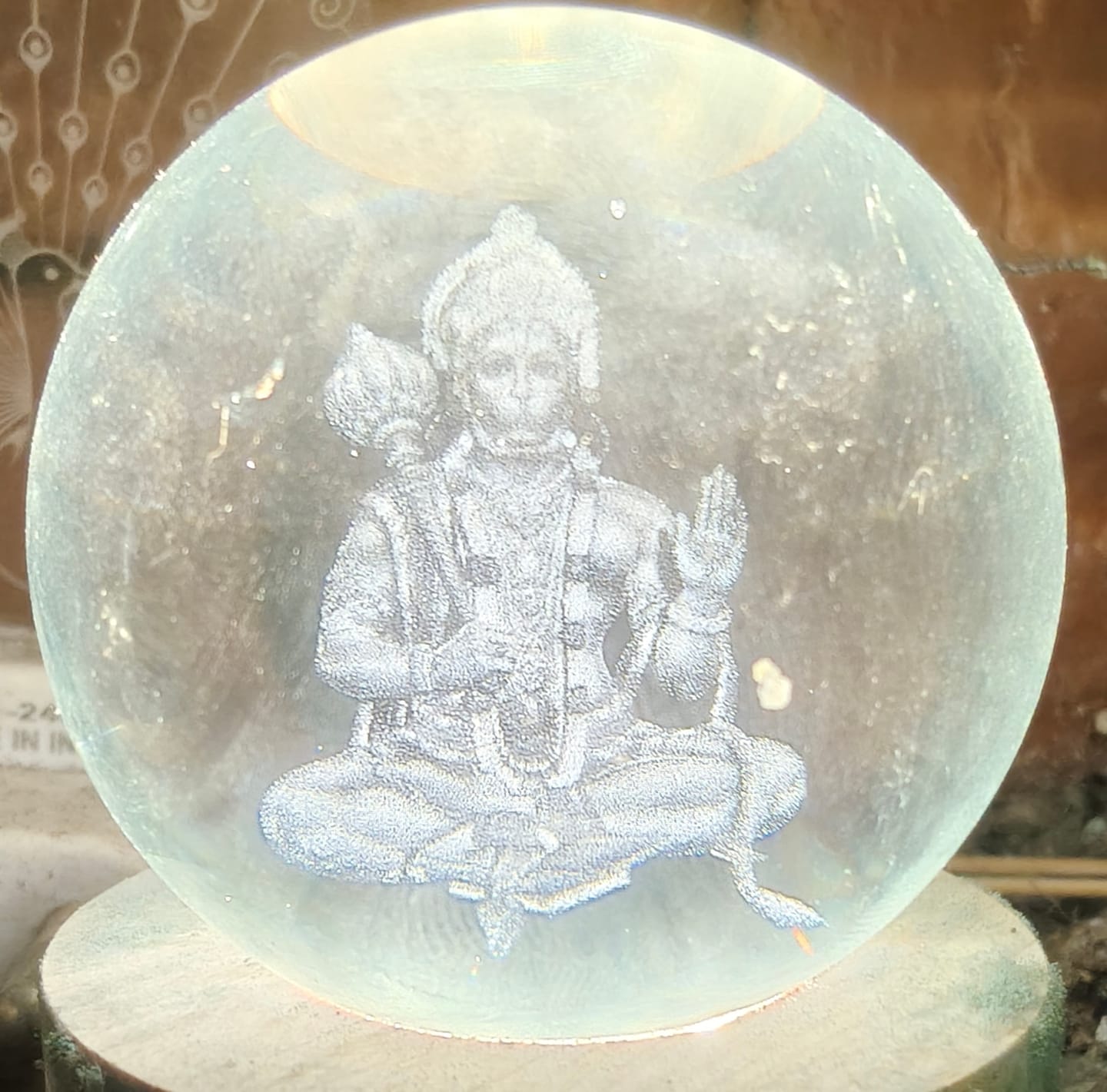 Customer photo review of Divine Crystal Lamps