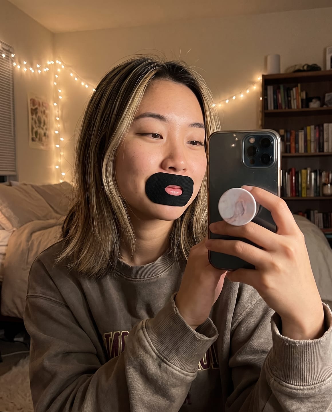 Customer photo review of Mouth Tape - For Perimenopausal woman