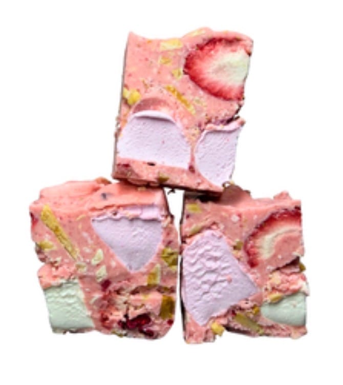 Customer photo review of Pink Blossom Rocky Road 125g