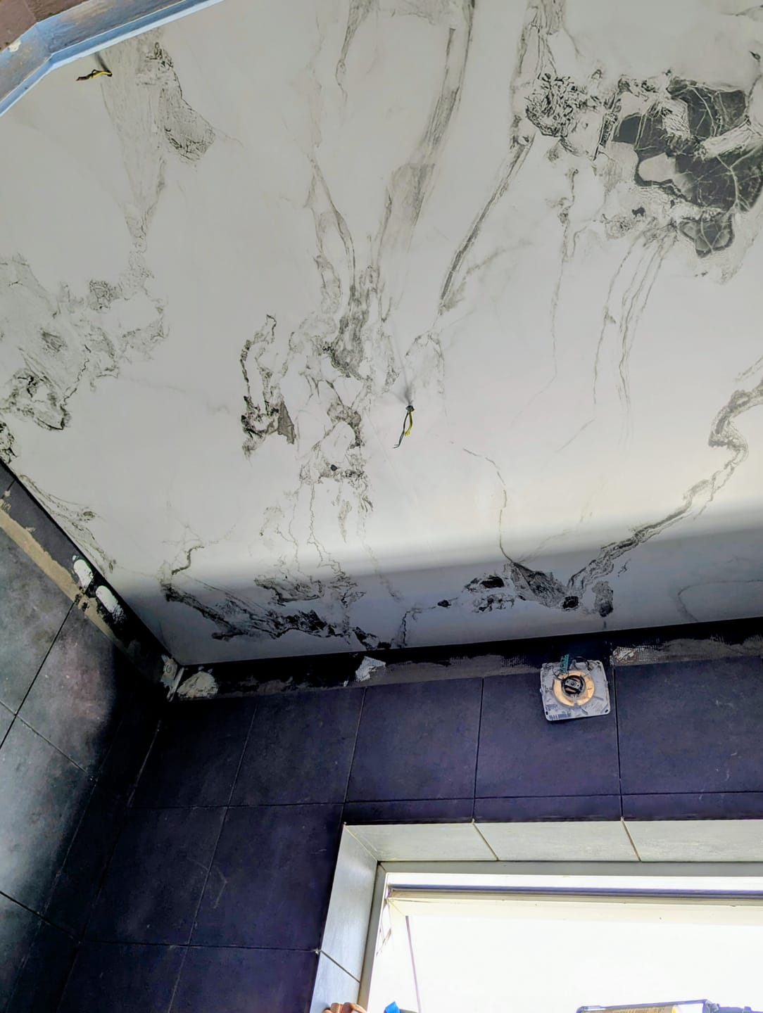 Customer photo review of 10mm Palazzo Marble Matt Shower Panel 2M x 2.4M