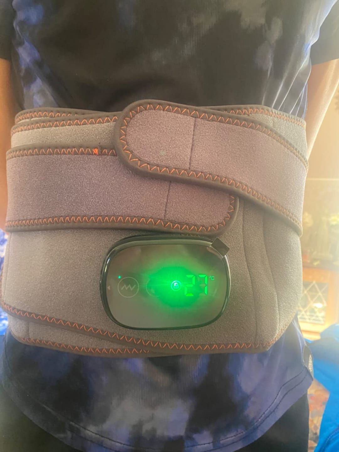 Customer photo review of Ceinture Lombaire Chauffante & Massante Rechargeable