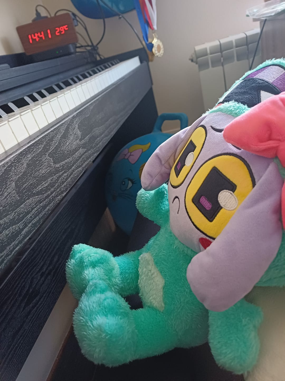 Customer photo review of Ribbit-Suit Jax Plush